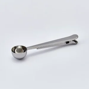 Cuchara Medidora de Café con Clip – Acero Inoxidable